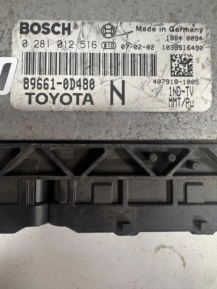 0281012516-2 Centralina Motore Toyota Yaris 1400 Diesel - 0281012516