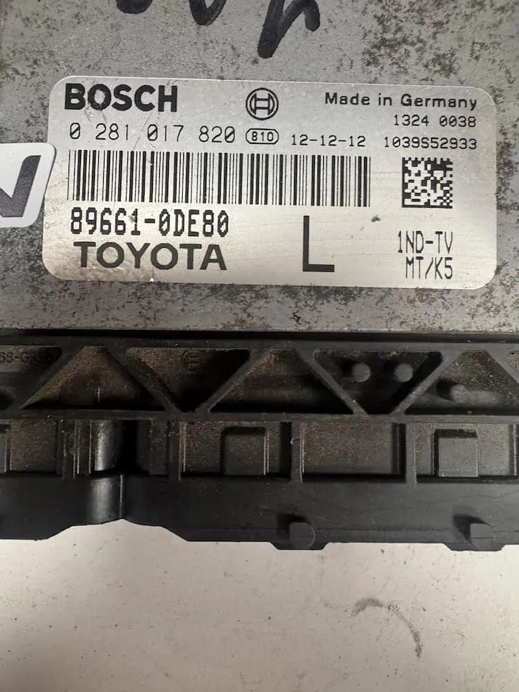 0281017820-2 Centralina Motore Toyota Yaris 1.4 D-4D - 0281017820