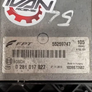 Centralina Motore Fiat 500L 1.6 MTJ - 0281017827