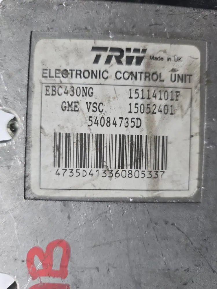 Centralina Pompa ABS Saab 9-3 1.9 TiD - 15114101F