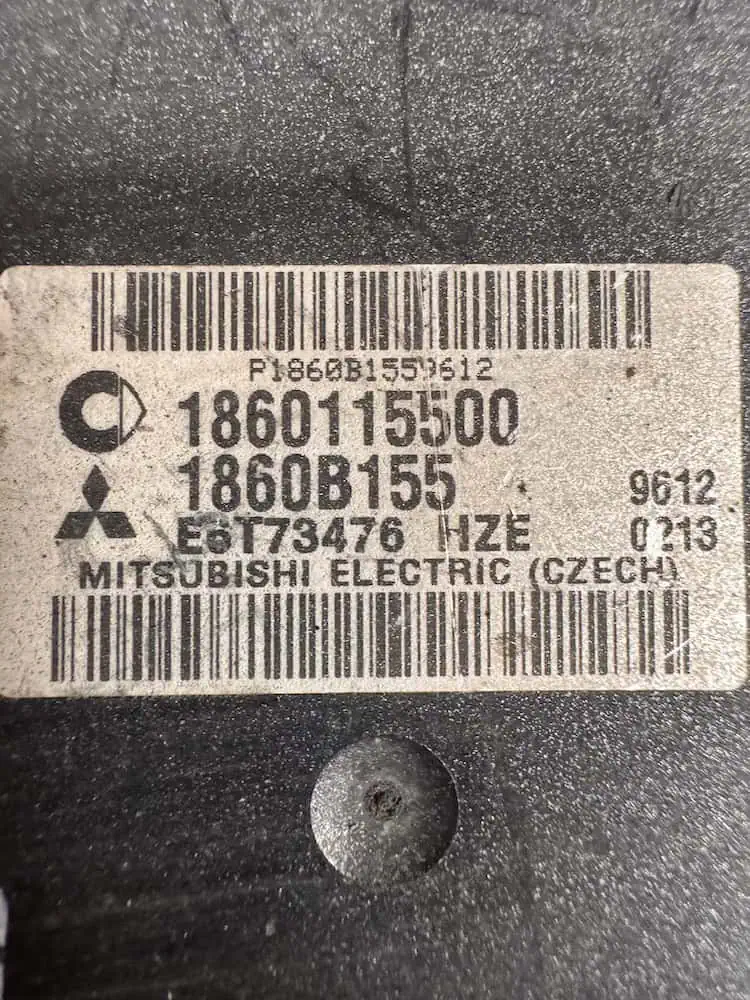 Centralina Motore Mitsubishi Colt 1.1 12V - 1860115500