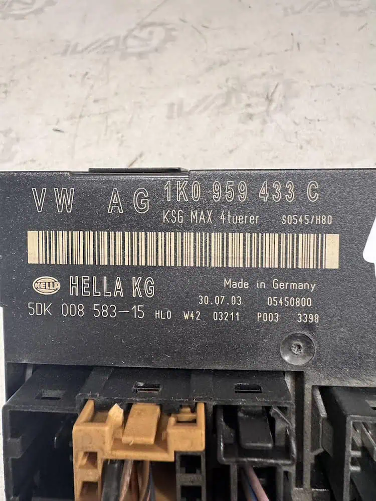 Centralina Comfort Volkswagen Touran 1.9 Diesel - 1K0959433C