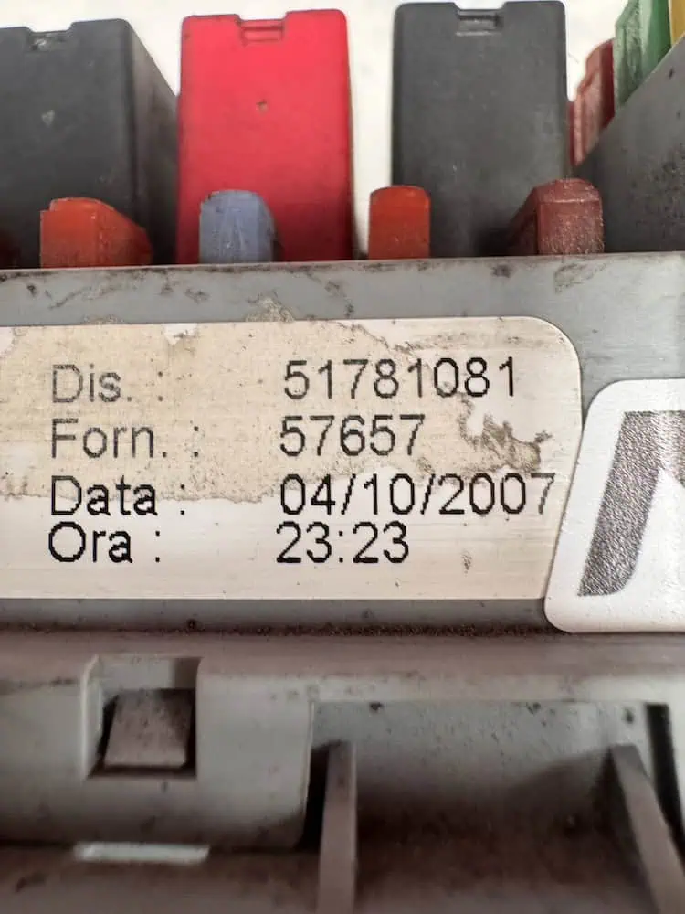 Centralina Body Computer Fiat Stilo 1.9 Diesel 88 KW - 51781081
