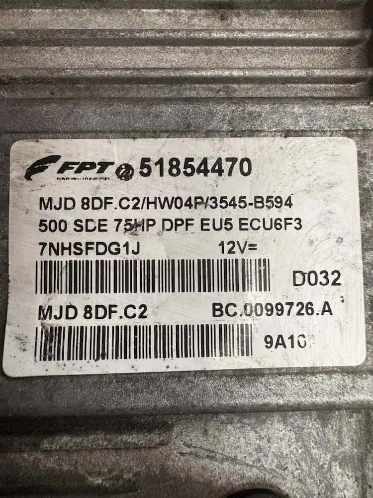 51854470-2 Centralina Motore Fiat 500 1.3 MultiJet - 51854470