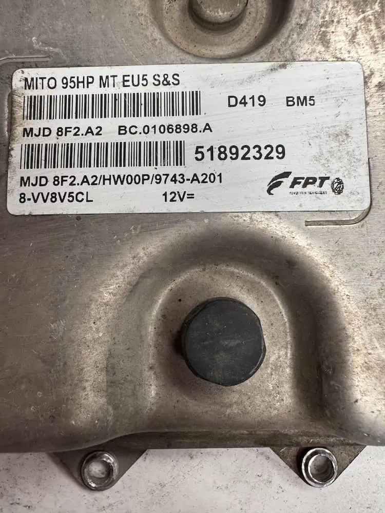 Centralina Motore Alfa Romeo Mito 1.3 16V JTDm - 51892329