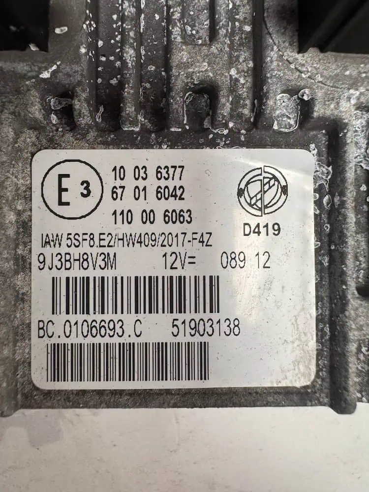 Centralina Motore Fiat Panda 169 1.2 - 51903138