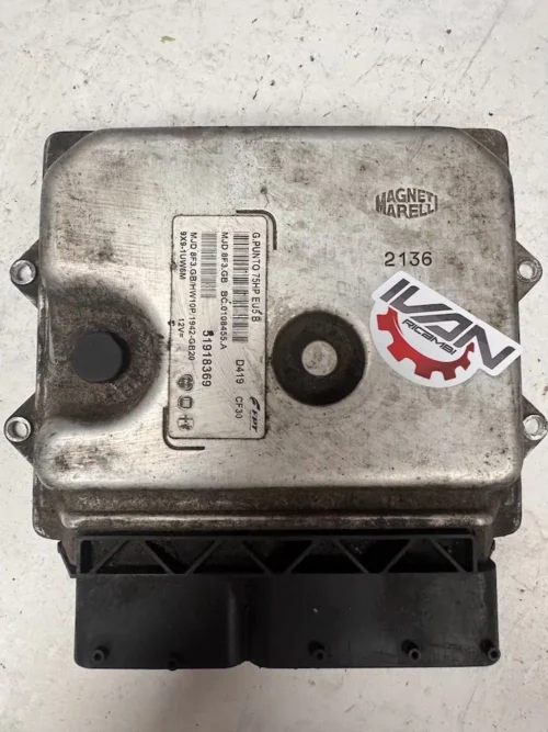 Centralina Motore Fiat Punto Evo 1.3 MTJ - 51918369