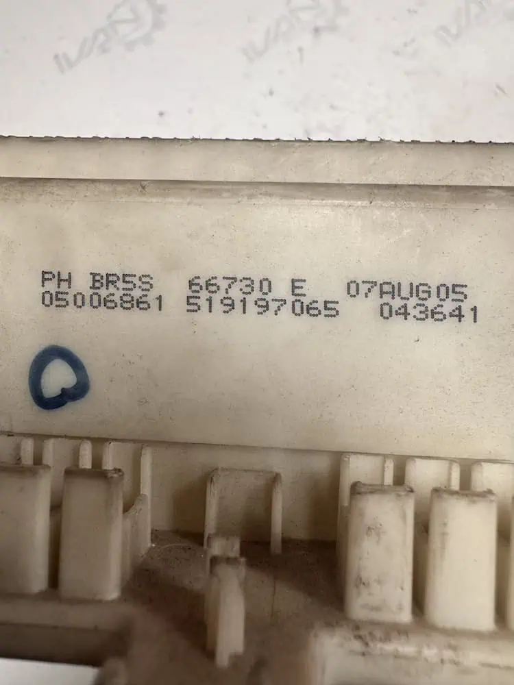 Centralina Body Computer Mazda 3 Berlina (BK) 1.6 VVT - 519197065