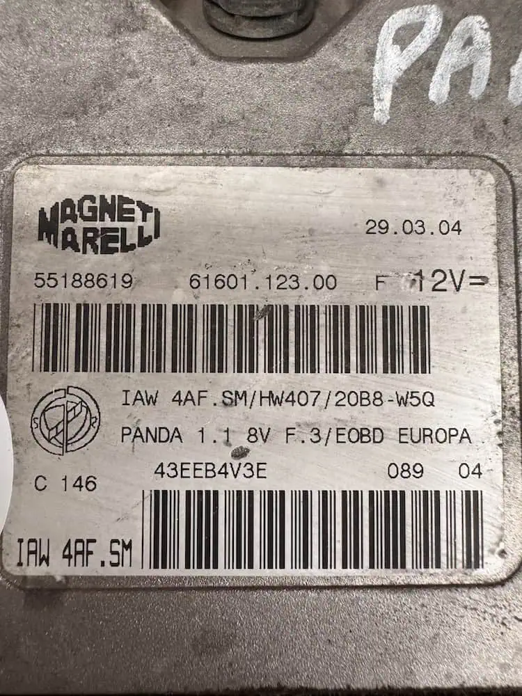 55188619-2 Centralina Motore Fiat Panda 1100 Benzina - 55188619