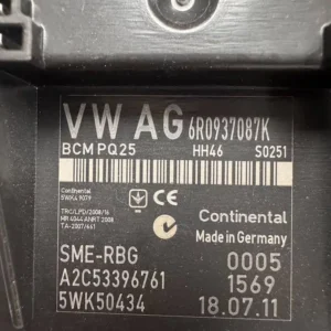 Centralina Comfort Volkswagen Polo 1.2 12V (44kw) - 6R0937087K