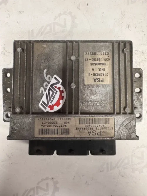 Centralina Motore Peugeot 206 1.4 8V - 9643782480