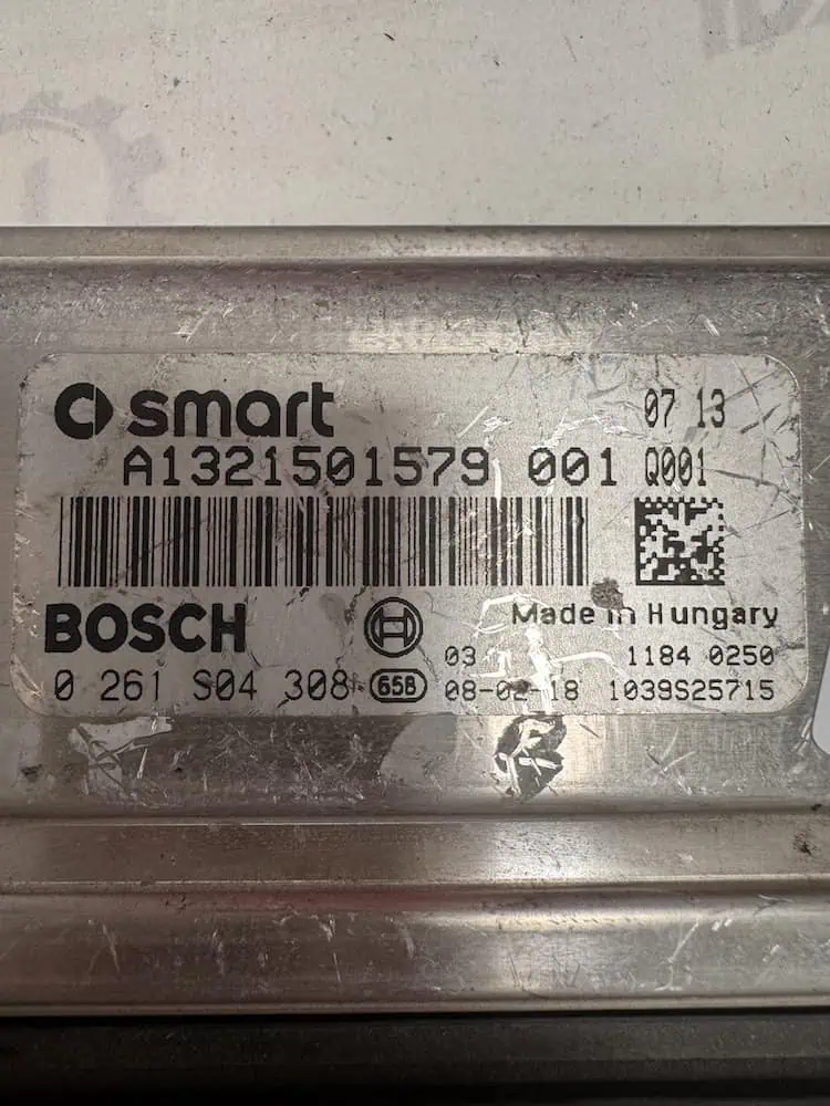 Centralina Motore Smart ForTwo W451 1.0 Benzina - A1321501579