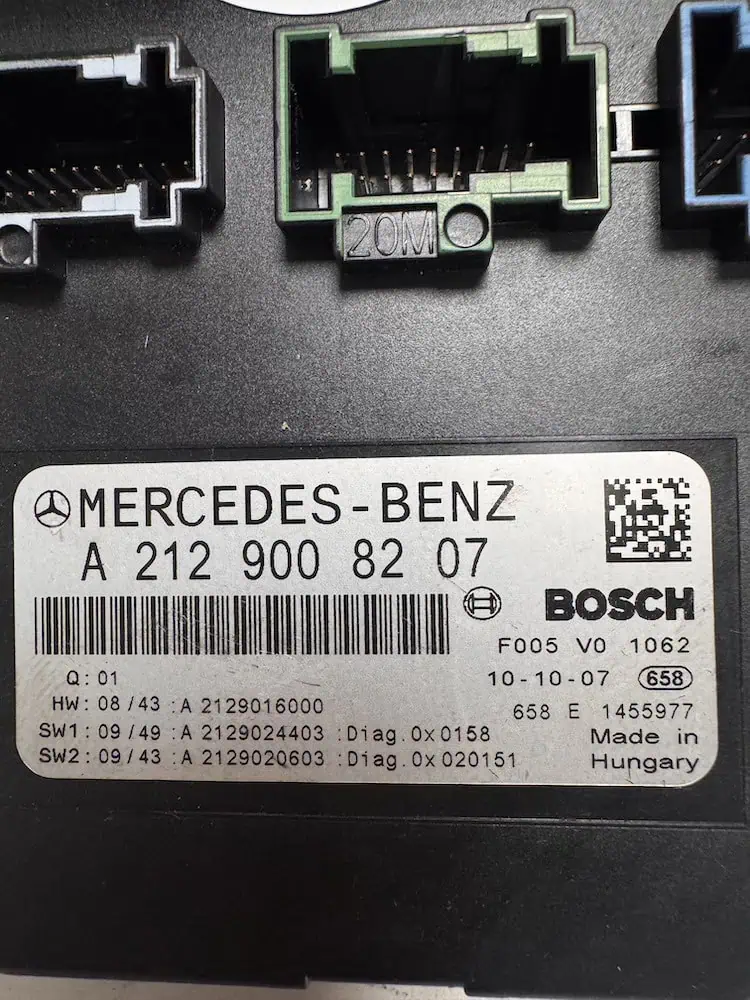 Centralina Body Computer Mercedes-Benz Classe C W204 2.2 CDI - A2129008207