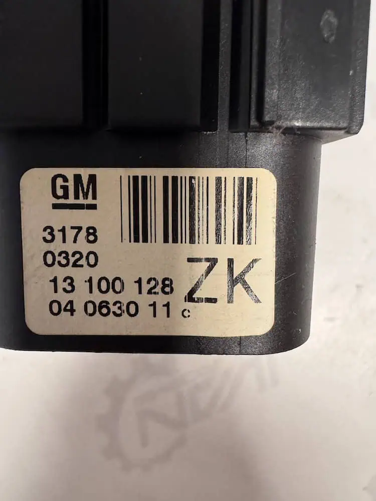 13100128-2 Interruttore Luci Opel Astra H Berlina 1.7 CDTI (74kw) - 13100128