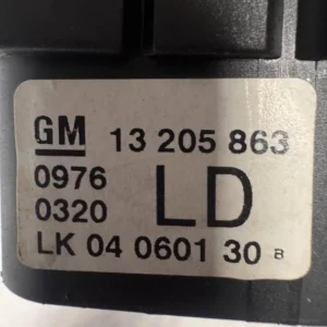 13205863-2 Interruttore Luci Opel Zafira B 1.7 CDTI (81kw) - 13205863