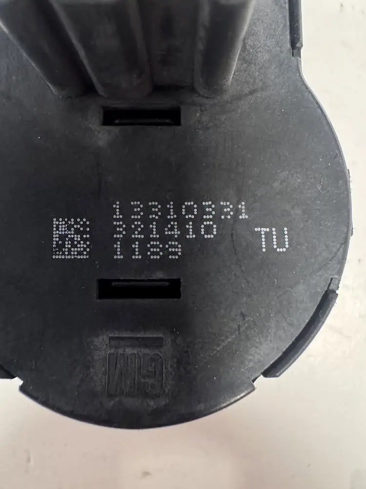 13310331-2 Interruttore Luci Opel Corsa D 1.3 CDTi (55kw) - 13310331