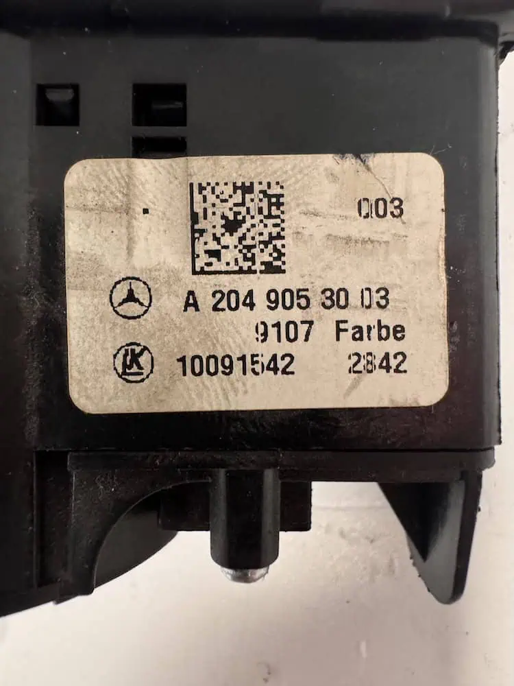 A2049053003-2 Interruttore Luci Mercedes-Benz Classe B 2.2 CDI (125kw) - A2049053003