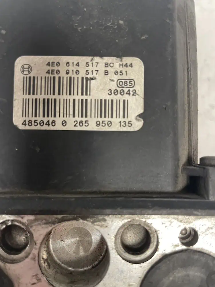 Centralina Pompa ABS Audi A8 4.0 TDI (202kw) - 0265950135