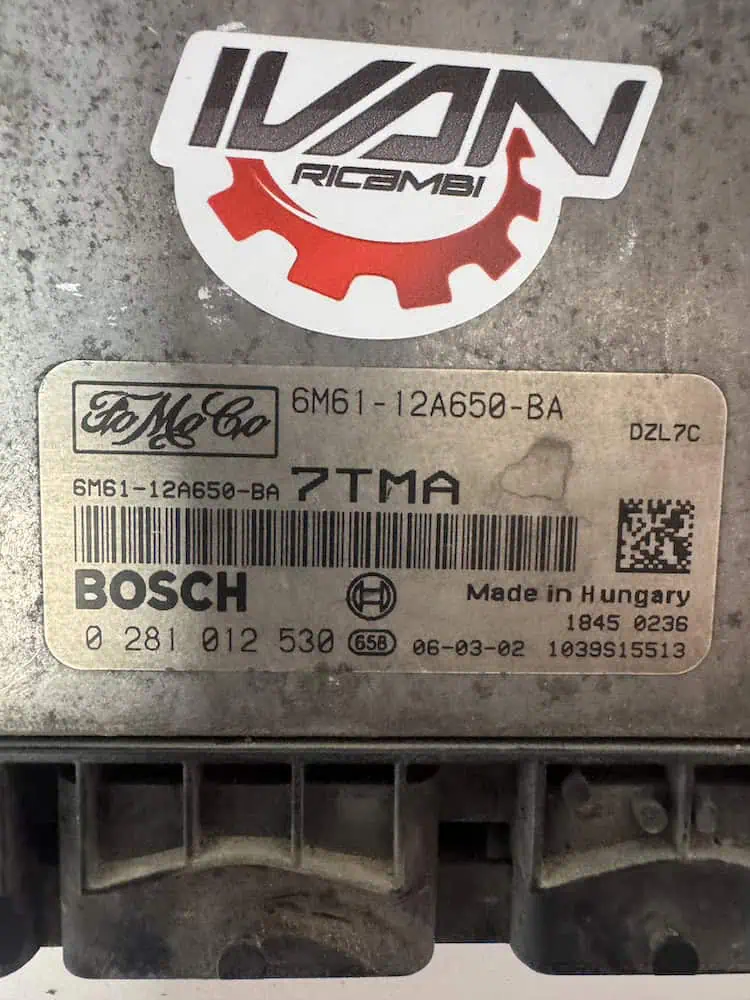 0281012530-2 Centralina Motore Mazda 3 1.6 Diesel (80kw) - 0281012530