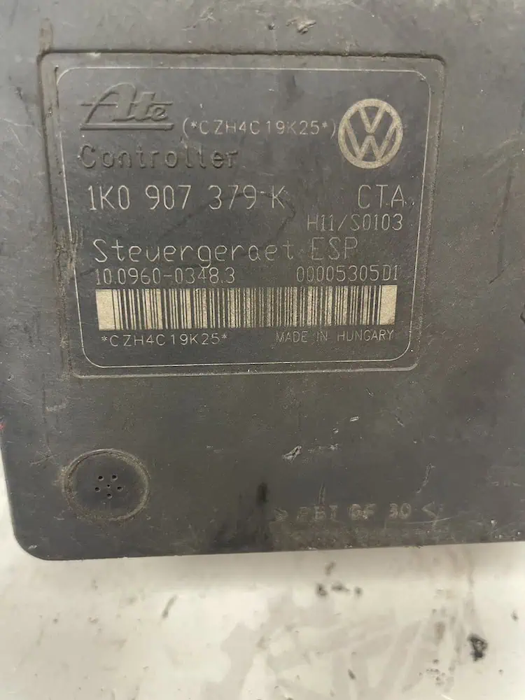 Centralina Pompa ABS Volkswagen Golf V 2.0 Diesel (103kw) - 1K0907379K