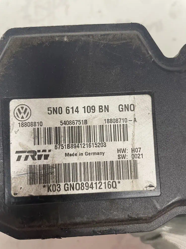 5N0614109BN-2 Centralina Pompa ABS Volkswagen Tiguan 2.0 TDI 4motion - 5N0614109BN