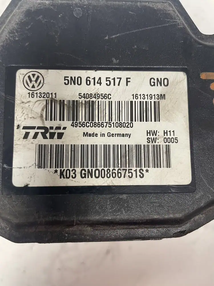 Centralina Pompa ABS Volkswagen Tiguan 2.0 Diesel (103kw) - 5N0614517F