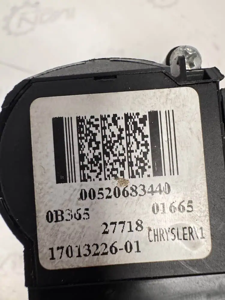 Blocchetto Accensione Jeep Compass 1.3 Turbo 16V (96kw) - 00520683440