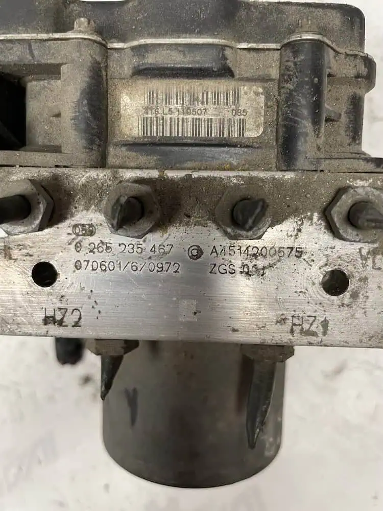 0265235467-2 Centralina Pompa ABS Smart Fortwo 1.0 Benzina (52kw) - 0265235467