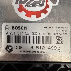 0281017551-2 Centralina Motore Bmw X1 2.0 (105kw) - 0281017551