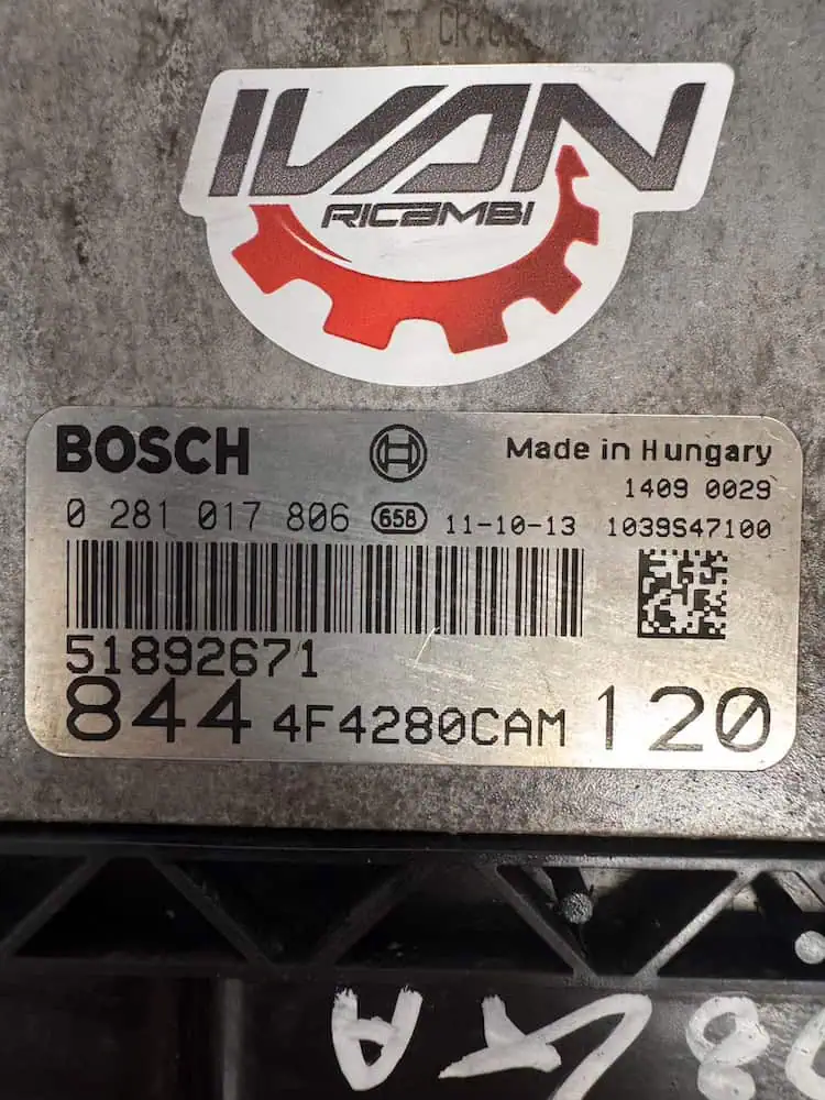 0281017806-2 Centralina Motore Lancia Delta 1.6 MJT (88kw) - 0281017806