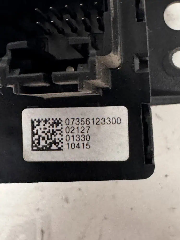 Pulsante Freno Stazionamento Fiat 500 X 1.6 MJT (88kw) - 07356123300
