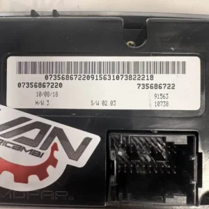 Comando Clima Fiat 500 X 1.6 16V MJT (77kw) - 07356867220