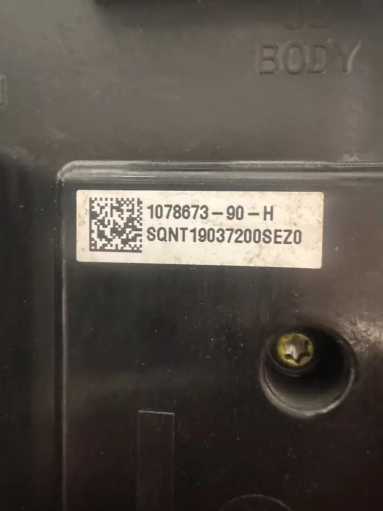 Modulo Controllo SX Batteria Tesla Model 3 - 1078673