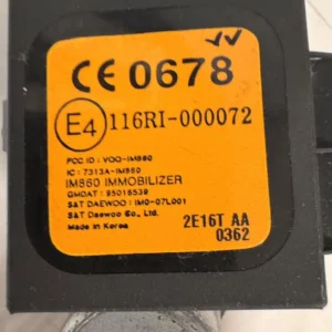 Blocchetto Accensione Chevrolet Spark 1.2 16V (60kw) - 116RI000072