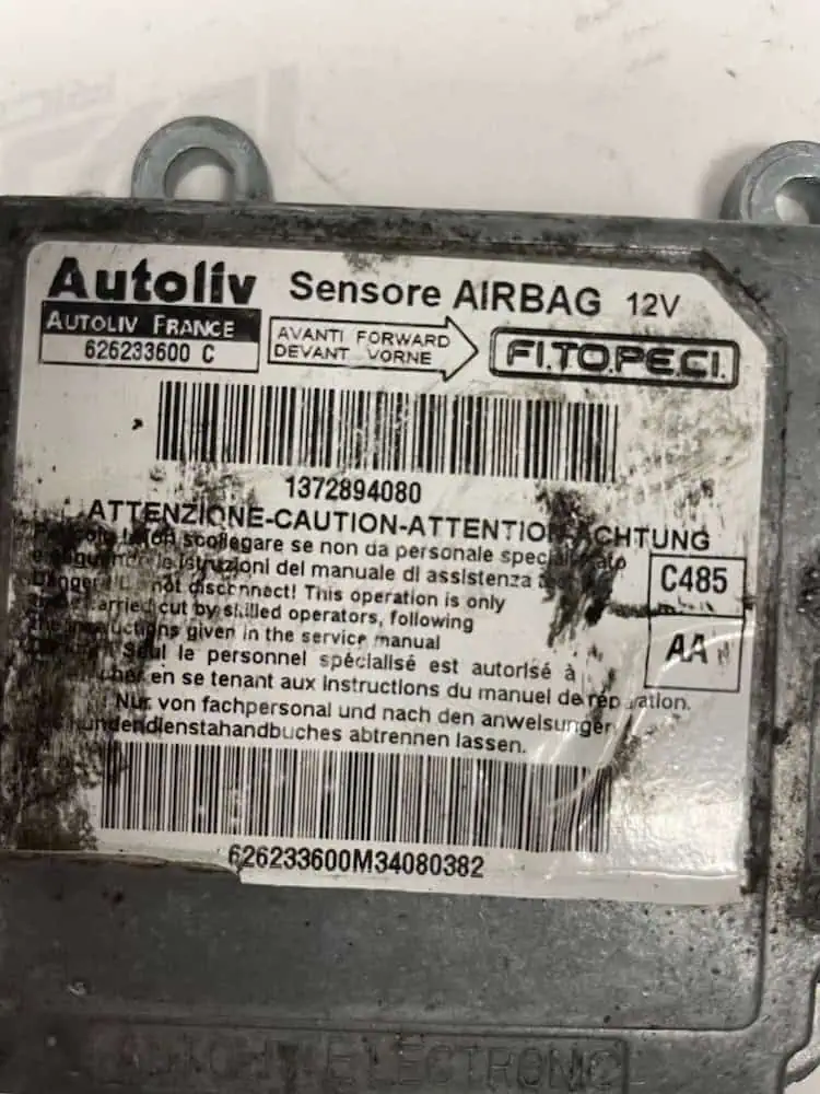 1372894080-2 Centralina Airbag Peugeot Bipper 1.3 HDi (55kw) - 1372894080