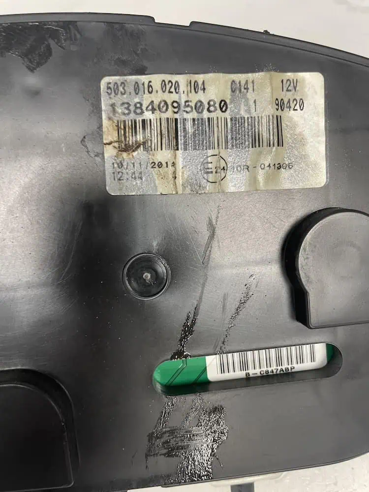 Quadro Strumenti Fiat Ducato 2.3 MJT (109kw) - 1384095080