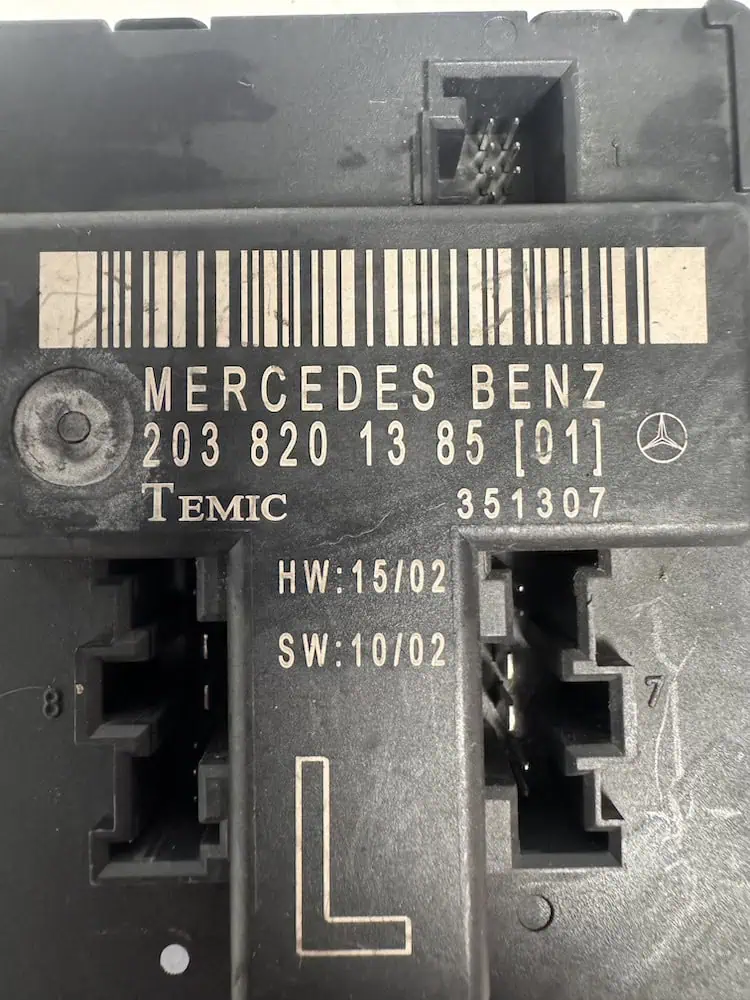 Centralina Porta Anteriore SX Mercedes-Benz Classe C 2.7 CDI - 2038201385