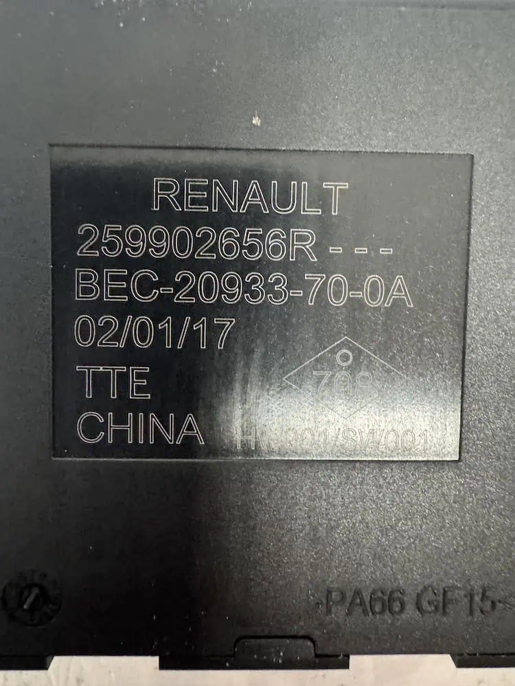 Centralina Modulo Parcheggio Renault Twingo III 0.9 TCe 90 - 259902656R