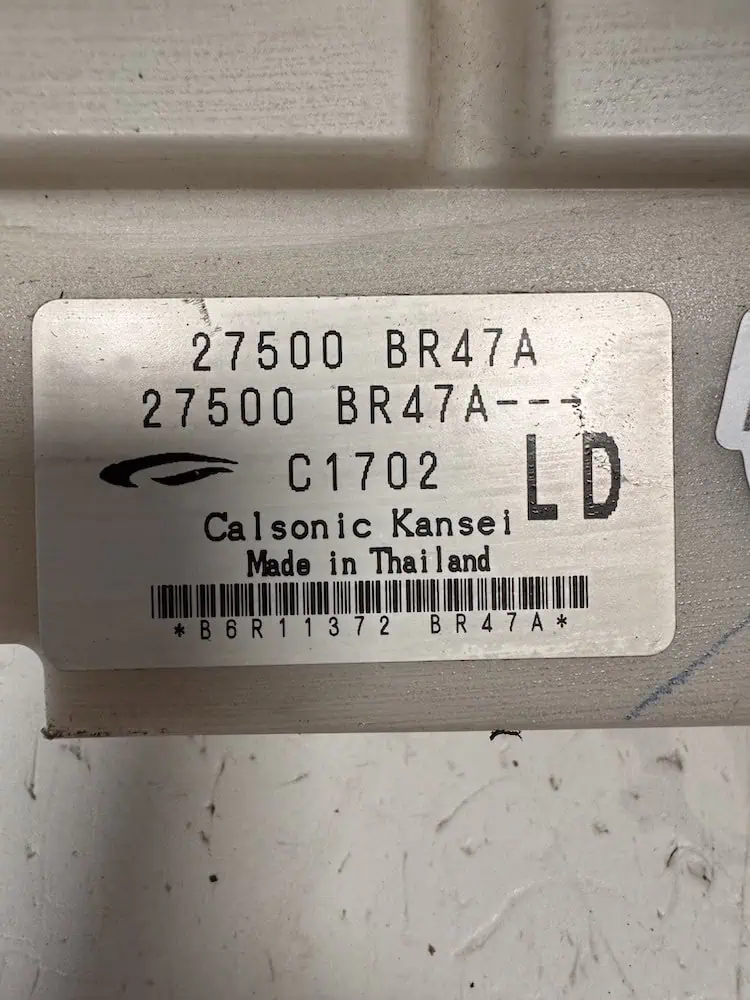 27500BR47A-2 Comando Clima Nissan Qashqai 2.0 DCI (110kw) - 27500BR47A