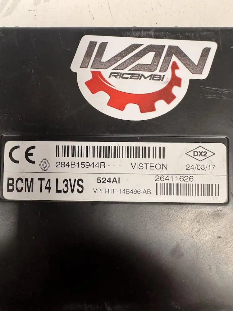 Centralina Body Computer Smart ForTwo 1.0 12V (52kw) - 284B15944R