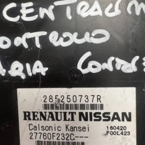 285250737R-2 Centralina Controllo Climatizzatore Renault Clio 1.6 E-Tech - 285250737R