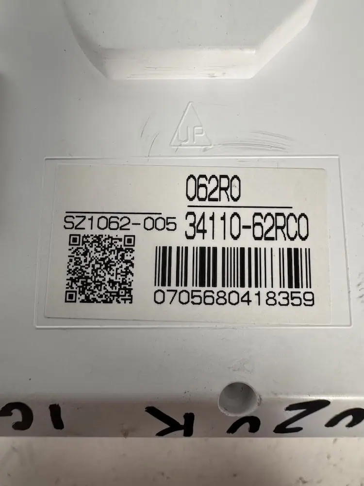 Quadro Strumenti Suzuki Ignis 1.2 16V (66kw) - 3411062RC0