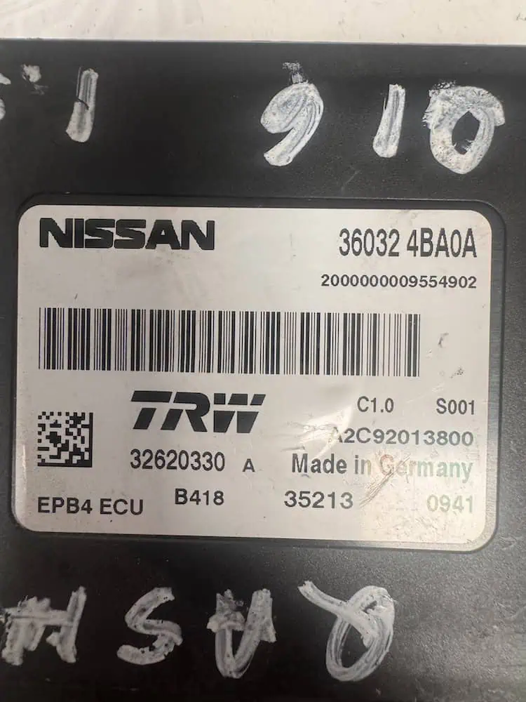 Centralina Freno Stazionamento Nissan Qashqai 1.5 dCi - 360324BA0A