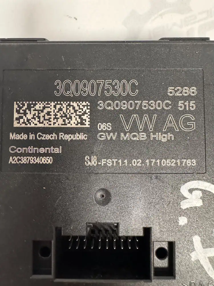 3Q0907530C-2 Centralina Gateway Volkswagen Golf 7 1.4 16V TGI - 3Q0907530C