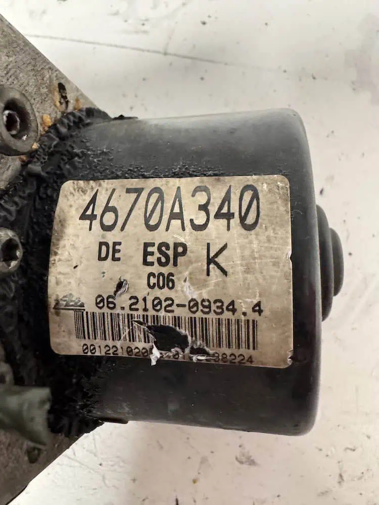 4670A340-2 Centralina Pompa ABS Mitsubishi Outlander 2.2 Di-D - 4670A340