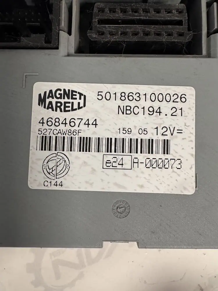 46846744-2 Centralina Body Computer Fiat Croma 2.4 MJT (147kw) - 46846744