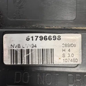 51796698-2 Centralina Chiusura Centralizzata Fiat Croma 1.9 MJT SW (88kw) - 51796698