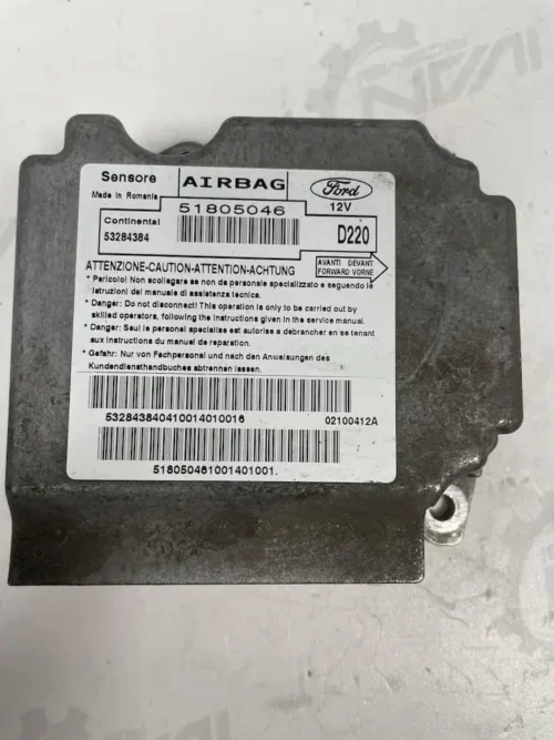 Centralina Airbag Ford Ka 1.2 Benzina (51kw) - 51805046