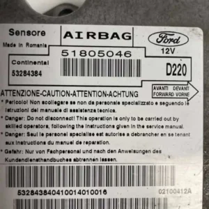 Centralina Airbag Ford Ka 1.2 Benzina (51kw) - 51805046
