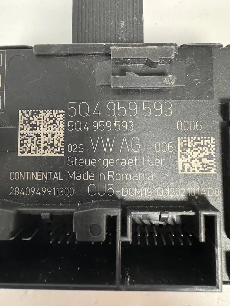 Centralina Porta Anteriore SX Volkswagen Golf VII 1.6 TDI - 5Q4959593